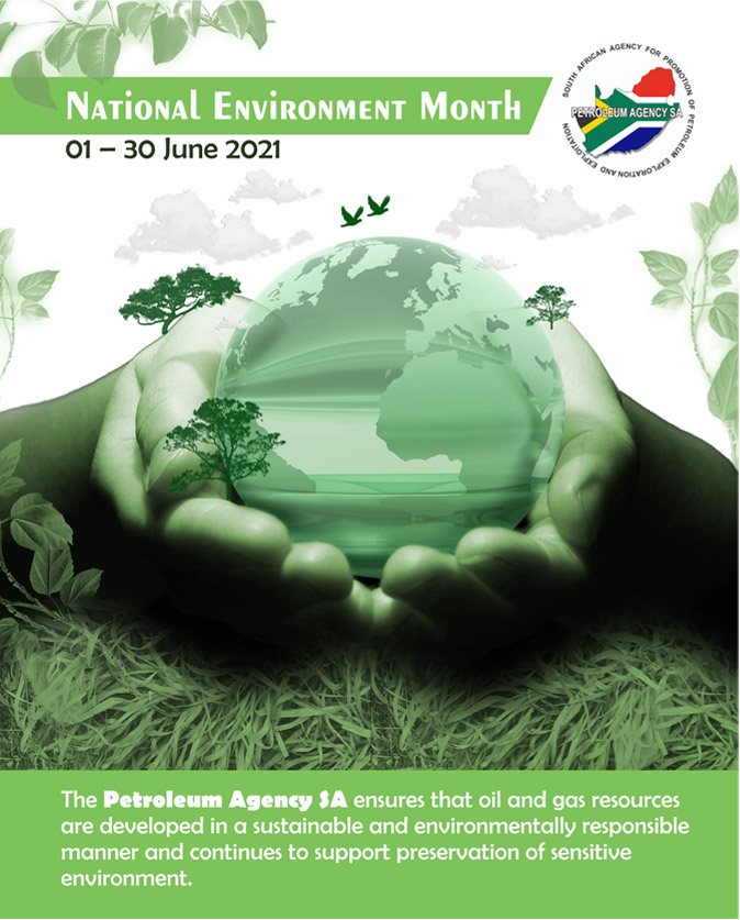 sa_petroleum's tweet photo. Petroleum Agency SA honors the month of June as a #NationalEnvironmentMonth to raise awareness on issues concerning #EnvironmentalManagement and #Sustainability https://t.co/dE588810Sp
