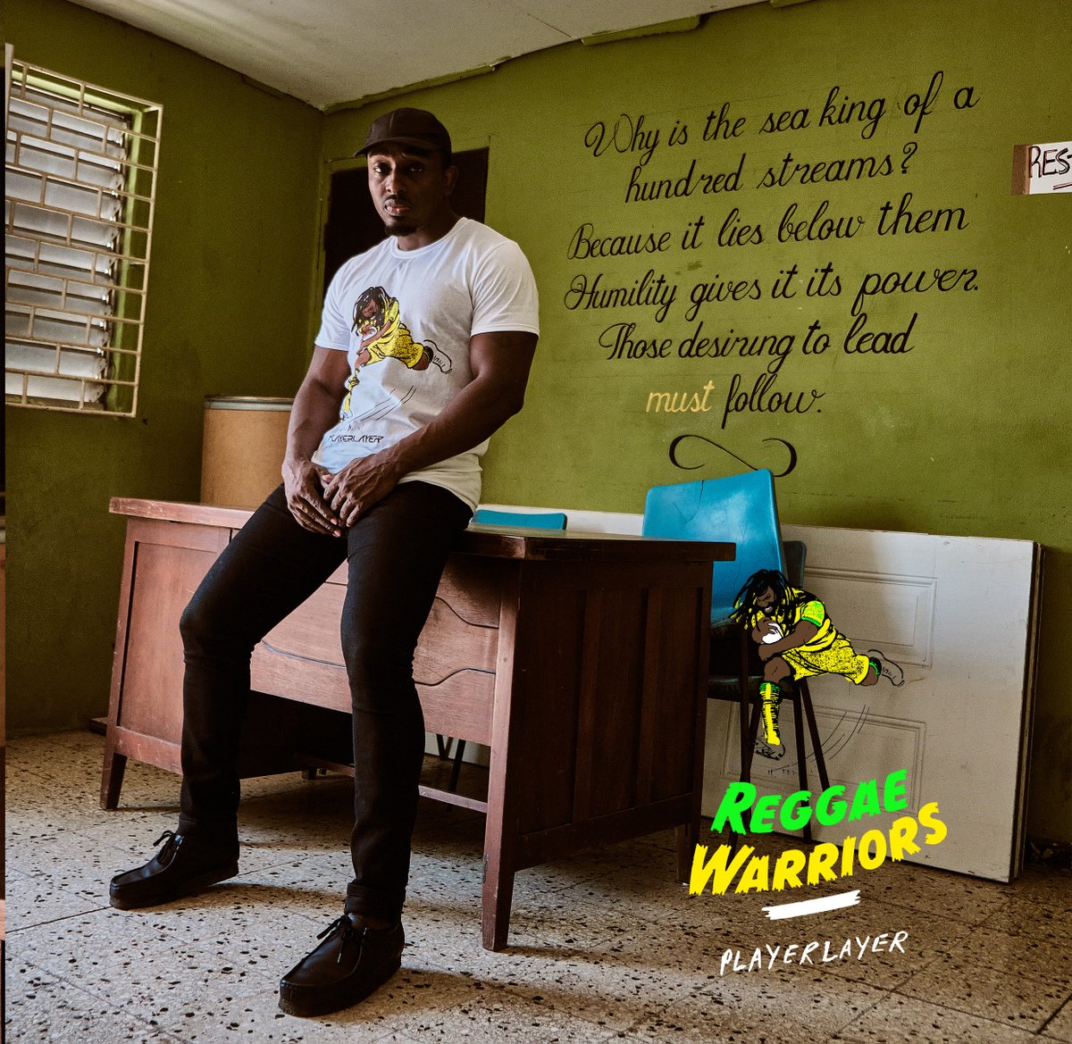 PlayerLayer's tweet photo. @PlayerLayer x @Reggae_Warriors
Jamaica half back Marvin Thompson modelling the Reggae Warrior tee ๐๐๐ค
Check out the range on our website
@RLWC2021
#TeamPlayerLayer #ReggaeWarriors #Belong https://t.co/AhjRdhqsoF