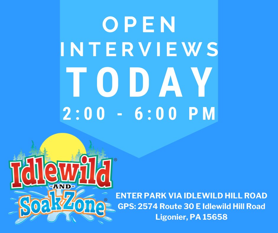 Idlewild & SoakZone on Twitter "We are looking to add more operating