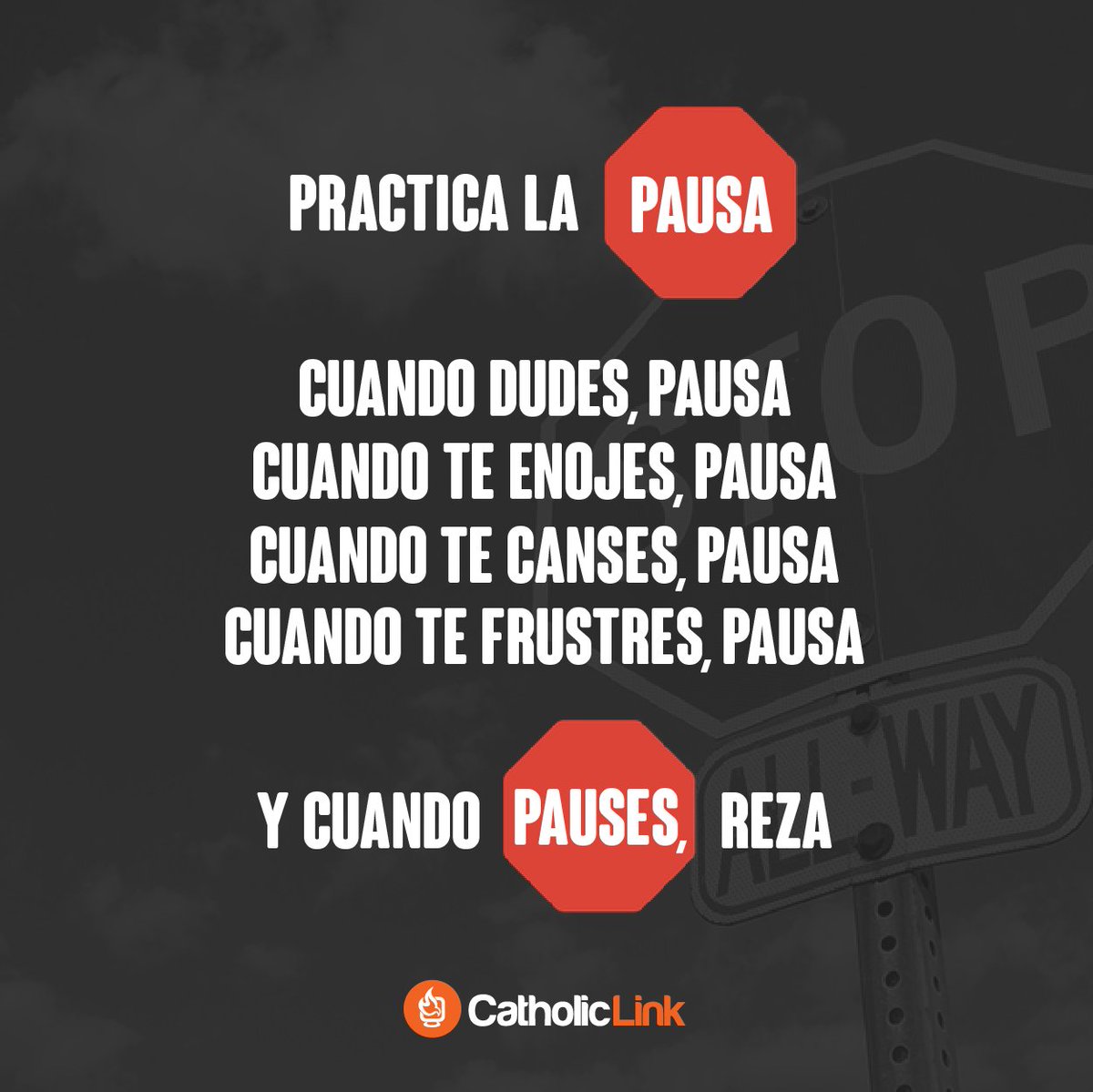Una de nuestras publicaciones favoritas. En un mundo tan acelerado, nos ayudaría mucho poner en práctica la pausa de vez en cuando 😉🛑