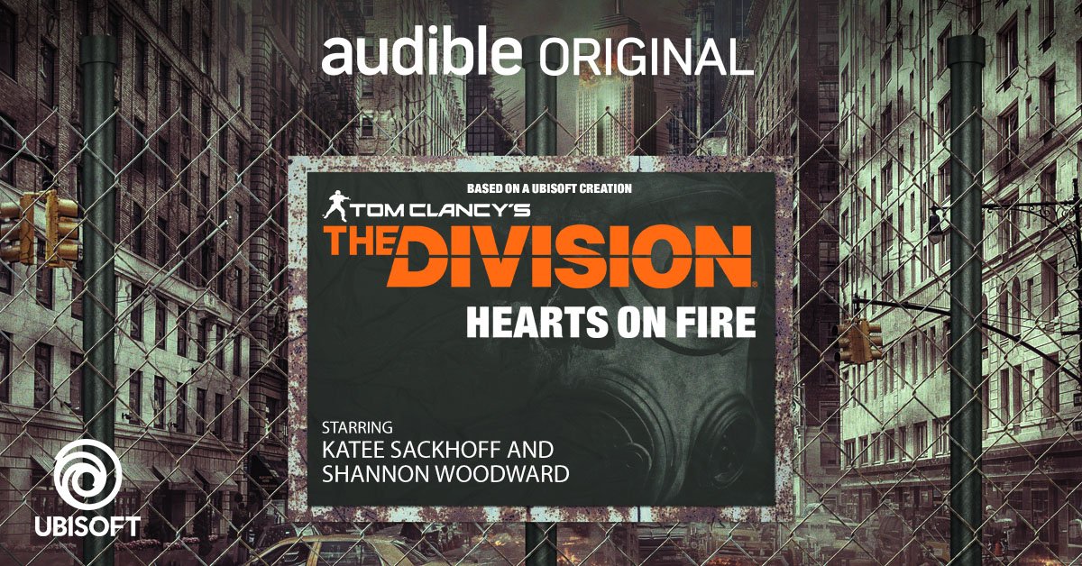 Calling all agents of Tom Clancy’s The Division! We’re bringing it to life in audio for the first time! Listen out for The Division - Hearts on Fire landing on 15th July @Ubisoft @shannonwoodward