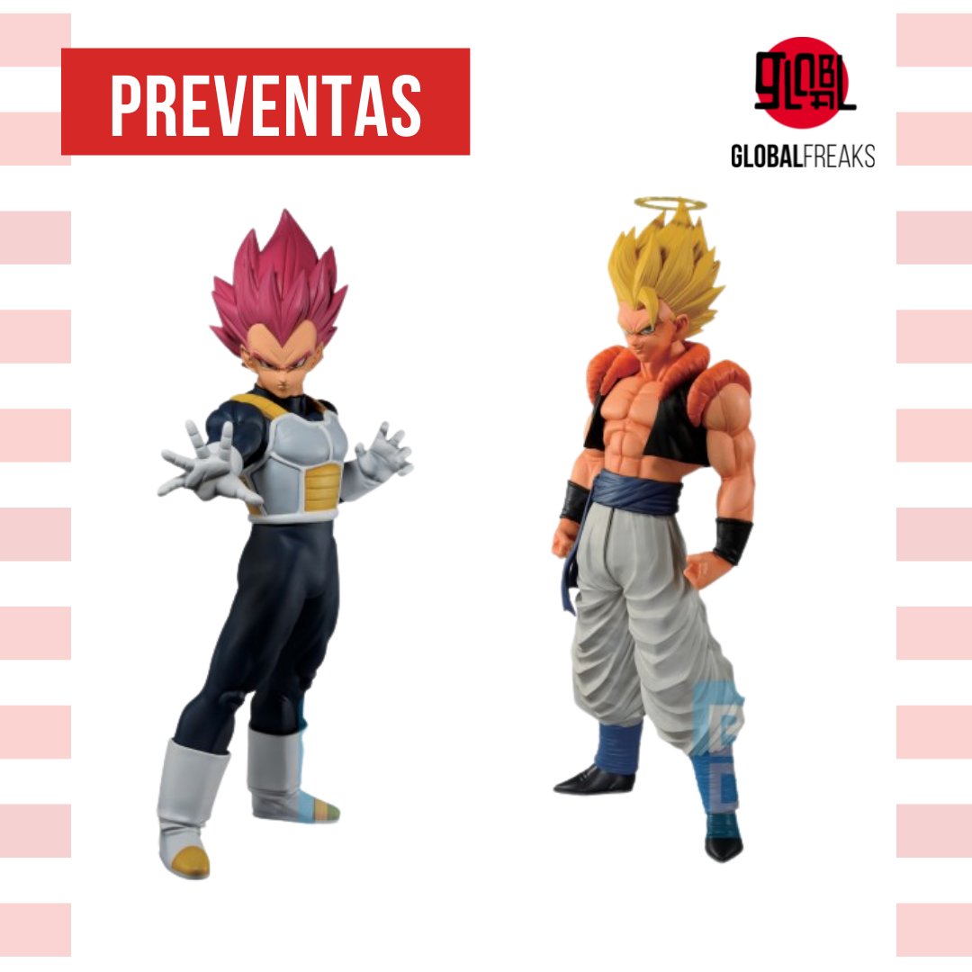 global_freaks's tweet photo. ¡IRRESISTIBLES!😍
Abrimos preventa de las #Ichibansho de #DragonBall de la nueva colección #BackToTheFilm 🎬🔙
Figuras de #SuperSaiyanBroly #SuperGogeta #SuperSaiyanGodVegeta y los espectaculares #GoldenFreezer y #CoolerFinalForm 🎇
Resérvalas⬇️
https://t.co/Apc8q7p2jB https://t.co/qbXOPKLewJ