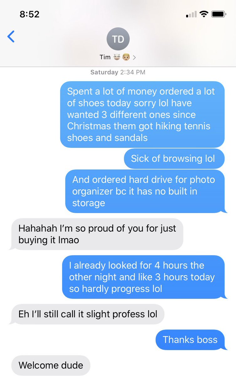 FaithHiser's tweet photo. An alternate universe where your husband praises you for buying things https://t.co/VQKdbjAUCE