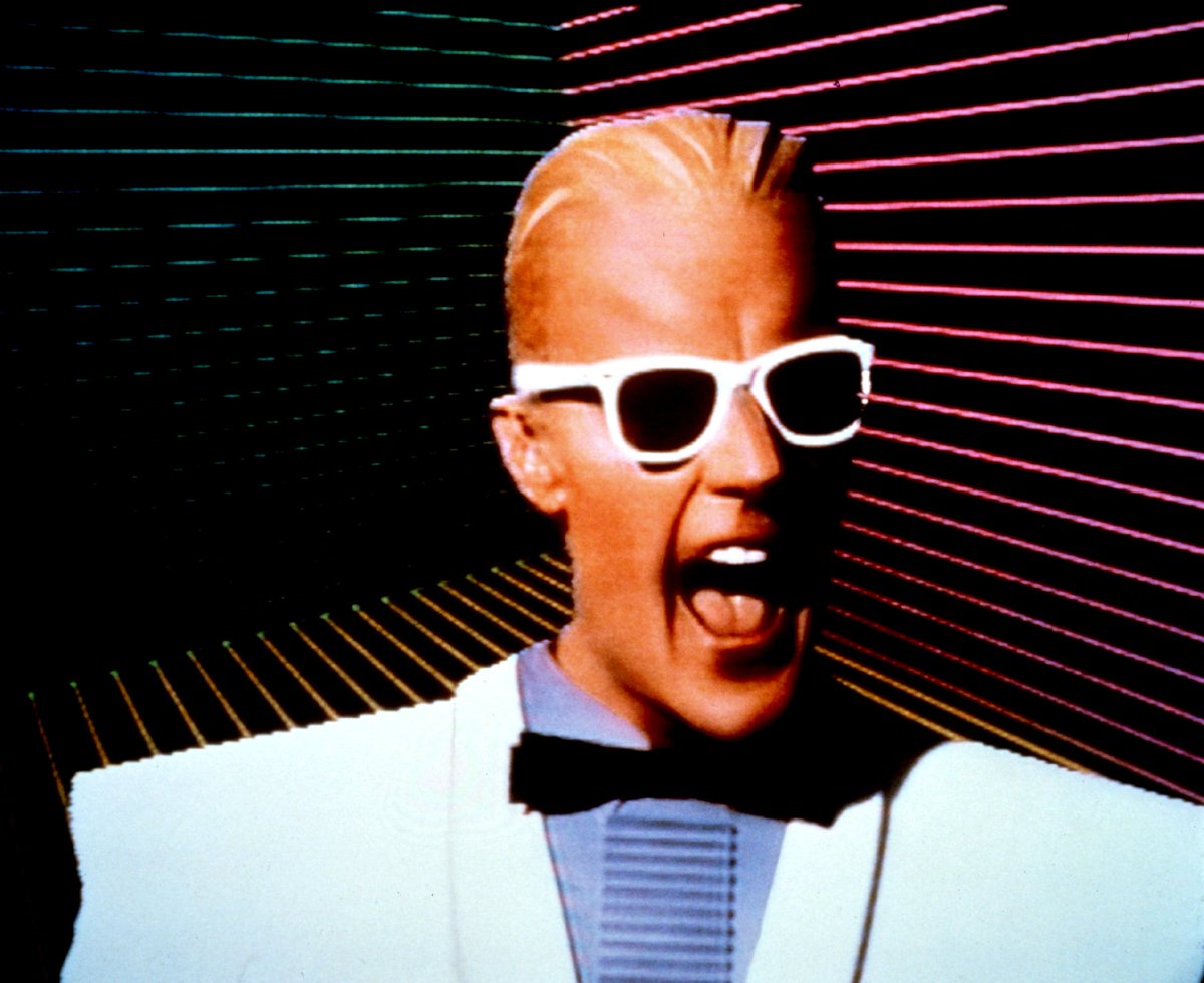 Krybb's tweet photo. Max Headroom! #GrowingUpGenX https://t.co/WwX7XPRxxa