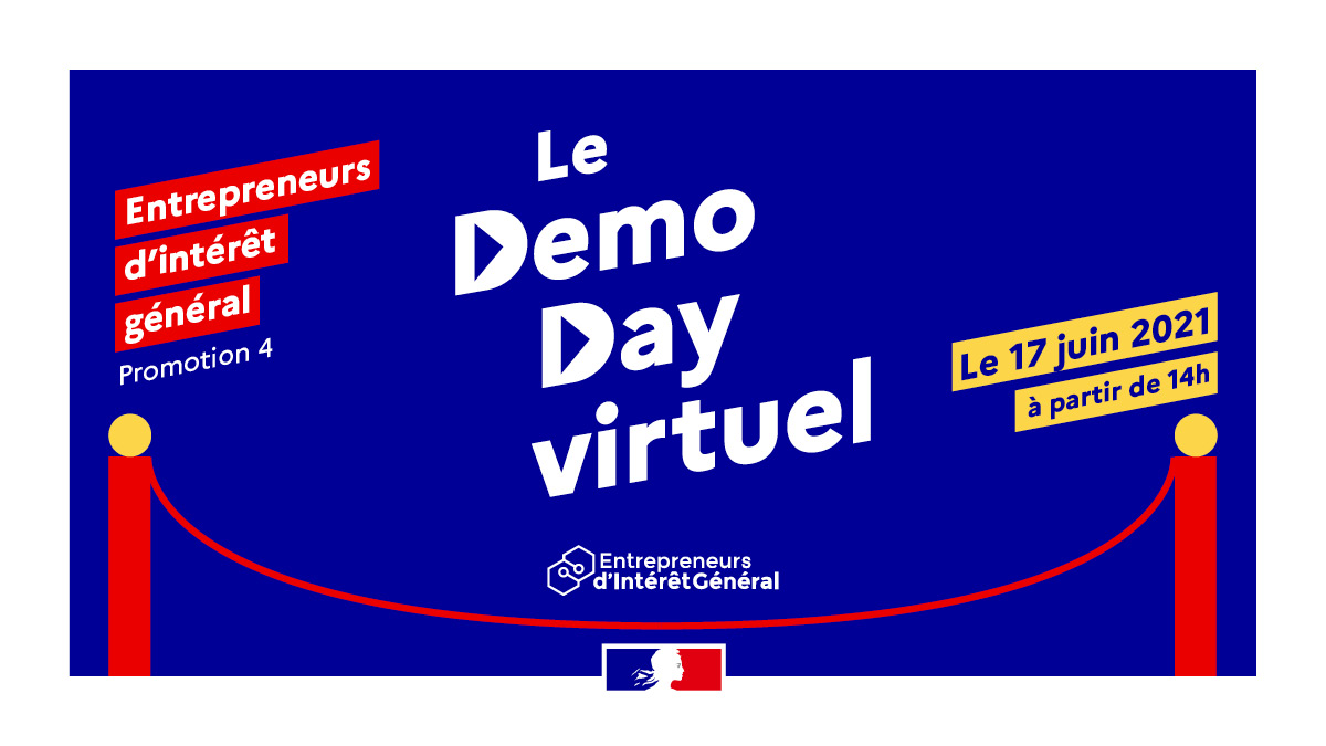 Etalab's tweet photo. [📢Evénement] Comment se sont déroulés les 10 mois de la promotion 4 du programme Entrepreneurs d'Intérêt Général ? 

Participez au DemoDay final pour découvrir leurs réalisations et retours d'expérience !

📅17/06 - 14h 
Inscription👉https://t.co/05TsU7h3mt https://t.co/VZoIJtZ3wc