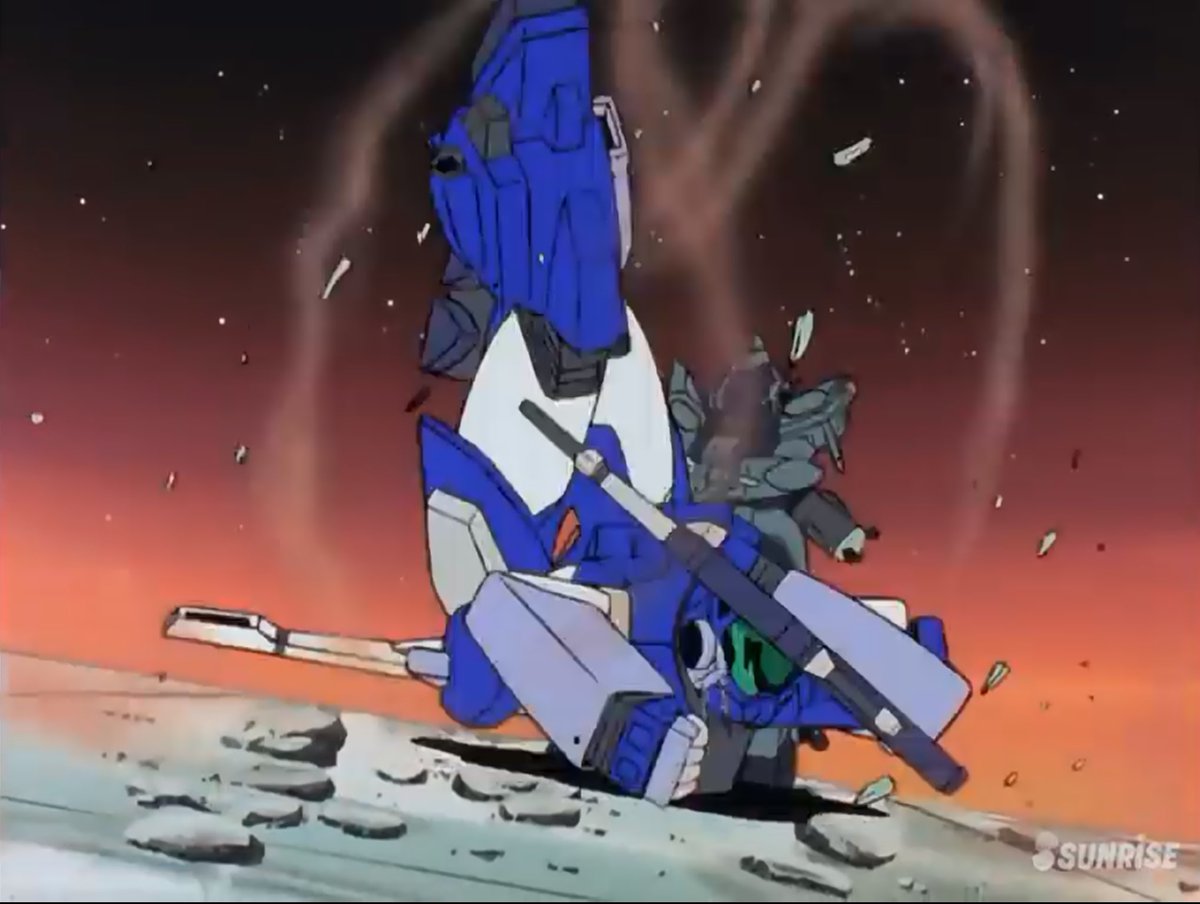 mizpi's tweet image. 描くのしんどかった割に迫力の無いカットになってしまった、ゴロゴロレイズナー(^^;)
今の自分だったらきっともっと暴れさせる。