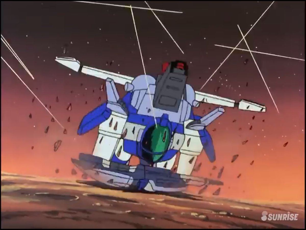 mizpi's tweet image. 描くのしんどかった割に迫力の無いカットになってしまった、ゴロゴロレイズナー(^^;)
今の自分だったらきっともっと暴れさせる。