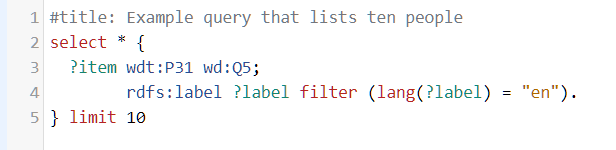 exmusica's tweet photo. The @Wikidata Query Service now supports titles! Try it: https://t.co/ACrVc4DKKz
📊#Wikidata💡#WikidataTips 👌#qualityofwdlife
via User:Nikki https://t.co/pUb8tJMphT