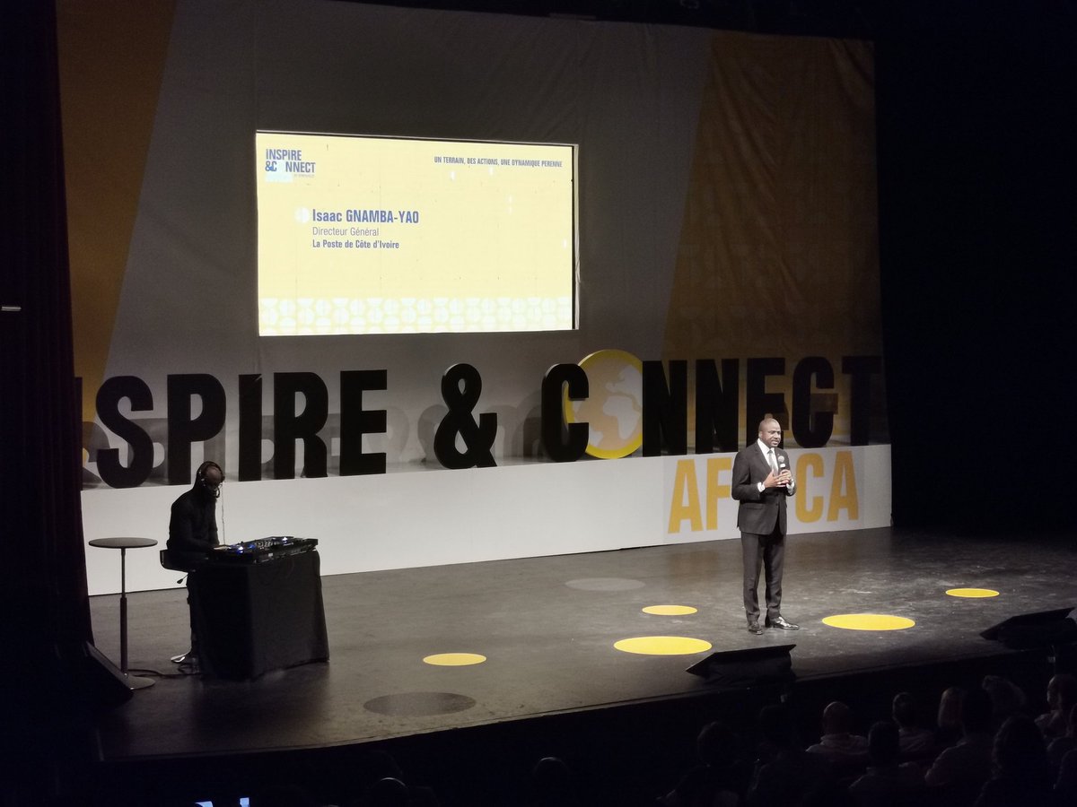 <a href="/isaacgnamba/">Isaac GNAMBA-YAO</a> DG <a href="/posteciv/">La Poste de Côte d'Ivoire</a> : Country as a plate-forme. Chacun a une belle opportunité de co-construire car le champ des possibles est ouvert. Aujourd'hui, la <a href="/posteciv/">La Poste de Côte d'Ivoire</a> est une vieille machine publique à construire en meilleure startup de la #CIV225 ! #InspireConnectAfrica