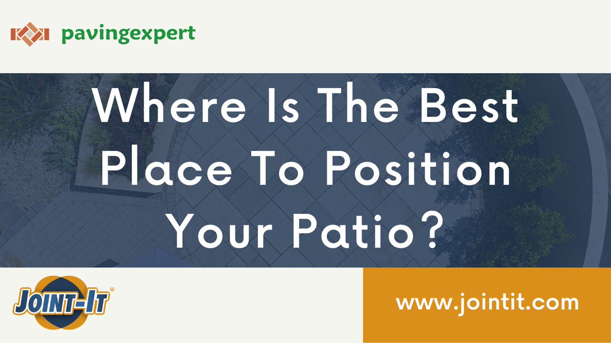 jointitofficial's tweet photo. This week we've teamed up with The Paving Expert to discuss the best place to position your patio. We take into account privacy, overlooking neighbours, garden features, and lots more! https://t.co/IhCiZe6onS
#jointit #patio #pavers #garden #gardendesign #selfbuild #newhouse #DIY https://t.co/r5od4DYvdR
