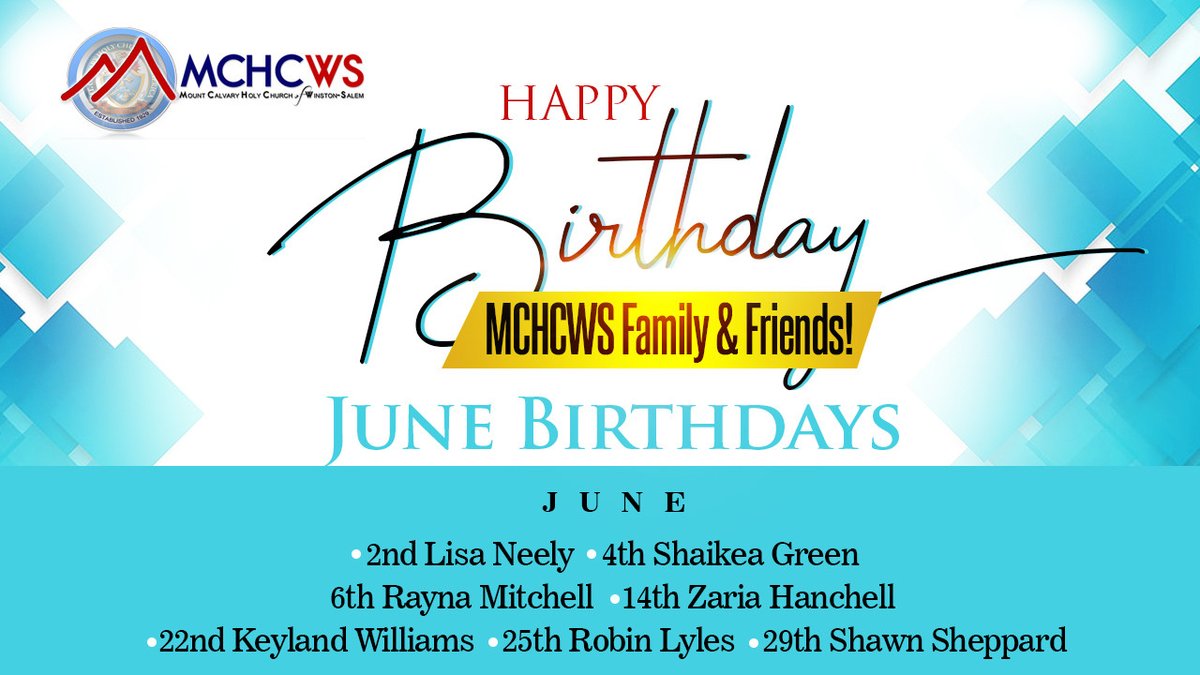 MCHCWS1's tweet photo. Happy June MCHCWS Family! https://t.co/5SbaYnJGy9