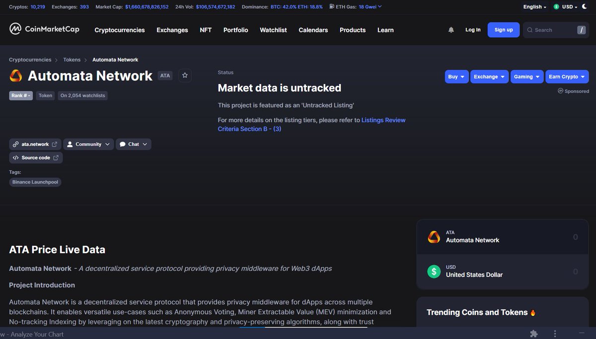 SharifAlShawish's tweet photo. @AutomataNetwork
@binance
#Ata
#عراب_العملات_الرقمية
#ABCDarabComesFromTheSKY
#ABCDarab https://t.co/7DDe6Q0xKt