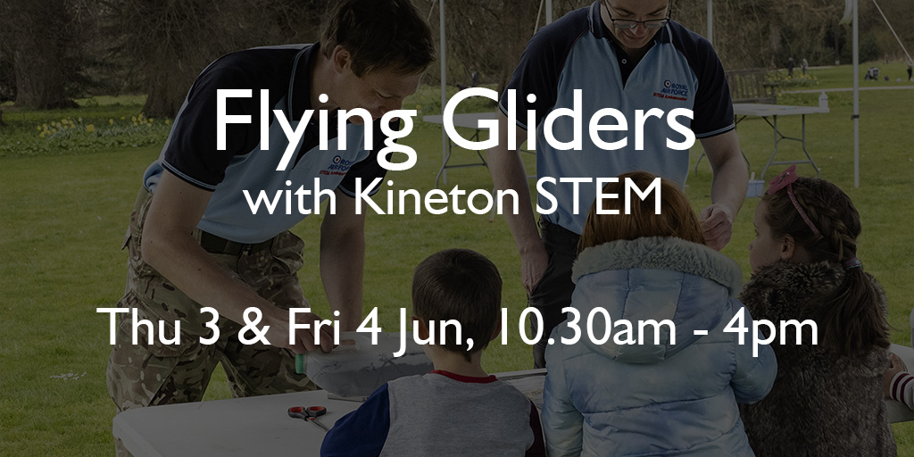 If you're visiting with the kids tomorrow don't forget to pop by Green Dwelling for a Glider making session with the @KinetonSTEM team bit.ly/2RNZj1A #HalfTerm #DaysOutWithKids #DiscoverYourDoorstep #EscapeTheEveryday #ComptonVerney #FamilyDaysOut #Warwickshire