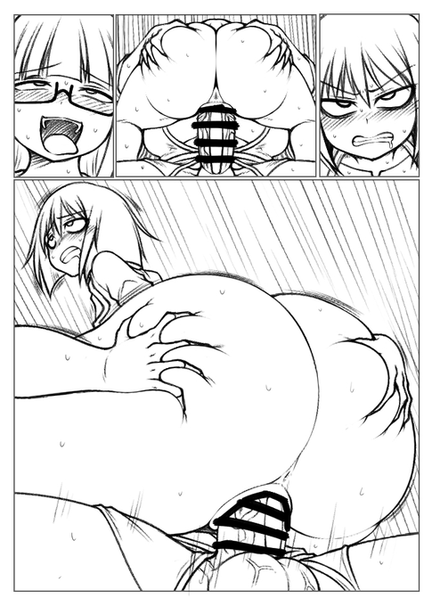 デカ尻を存分に堪能されてしまう咲保ちゃん
がっしり掴まれて大型オナホみたいにばっすんばっすん上下させられてしまいます 