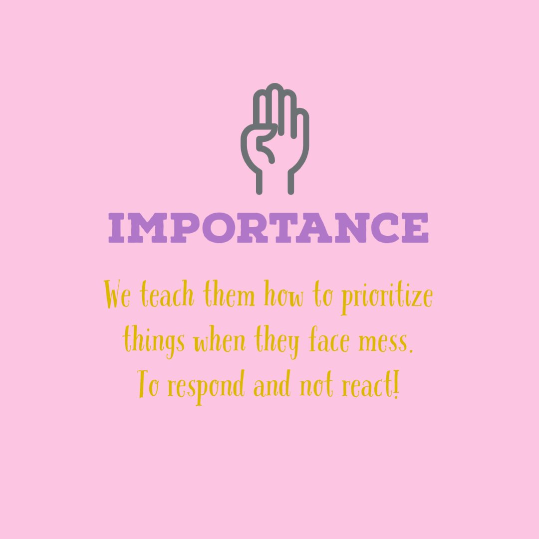 astralacademy9's tweet image. By teaching them to prioritize immediately, we help them work in an organized fashion even through chaos. We shall guide them throughout until they can do it on their own.
#prioritizingtasks #management #teachingwisdom #importanceofprioritizing #respondnotreact #lifeskills