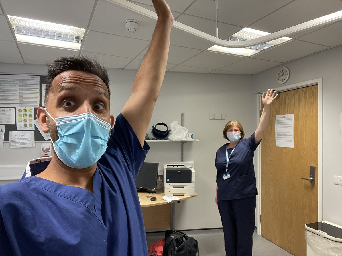 DrAmirKhanGP's tweet image. Debbie and I have survived the morning in call surgery, incredibly busy lots of patients and now it’s time for a quick cup of tea before starting the afternoon clinic