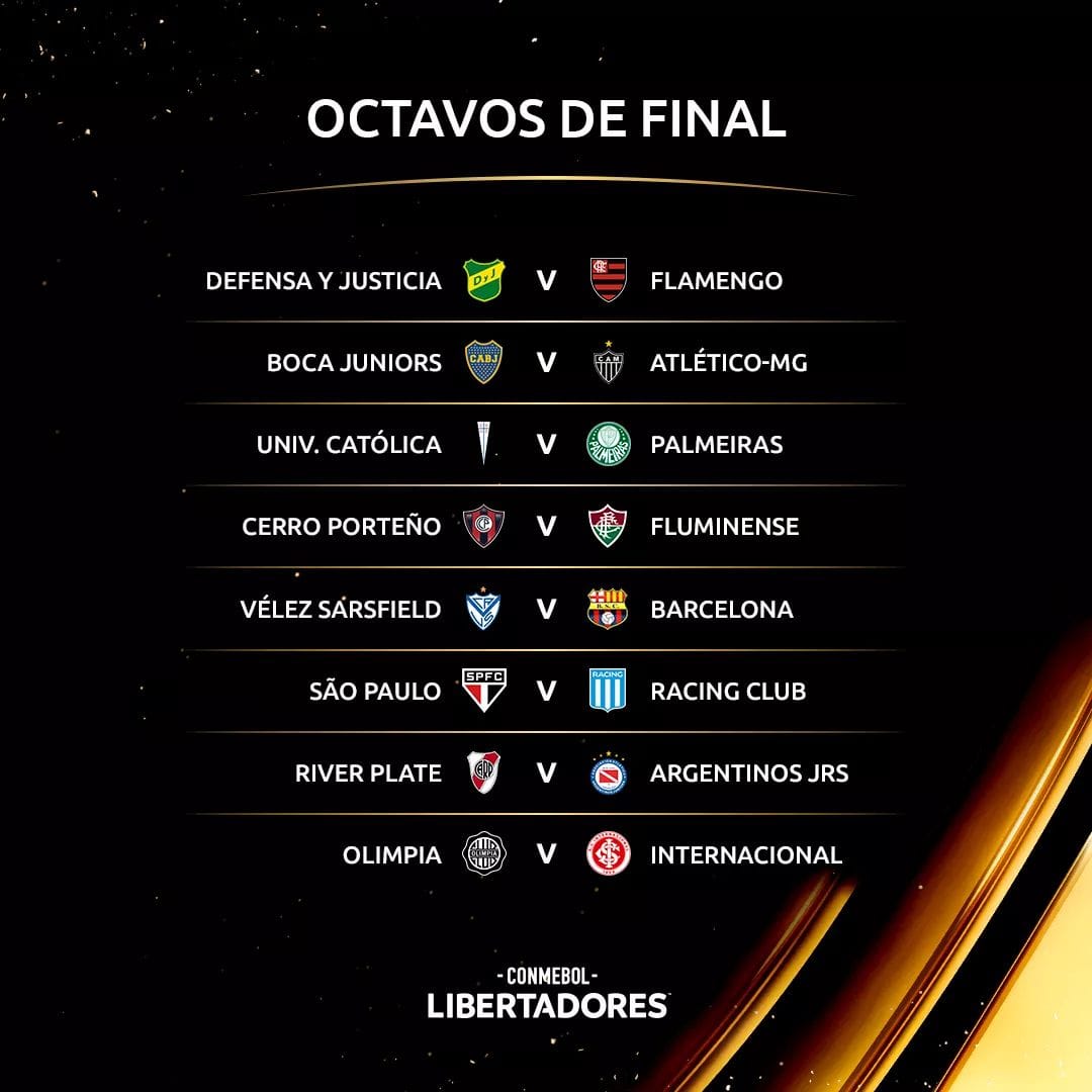 ThalentPY's tweet photo. Cerro Porteño se encuentra en la misma llave que el duelo Vélez vs Barcelona.
En caso de pasar a 4tos de Final enfrentará a uno de esos 2 equipos.
La Ida de 4tos es entre el 10 y 12 de Agosto, el cotejo de vuelta entre el 17 y 19 de Agosto.
#cca1912
#ccastereo915fm https://t.co/iWWaQW234n