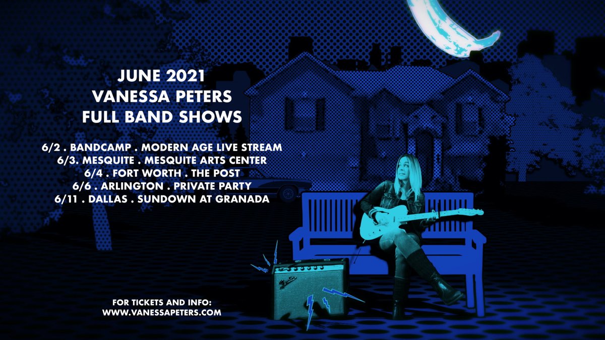 Dallas shows from <a href="/vanessapeters/">Vanessa Peters</a> this week