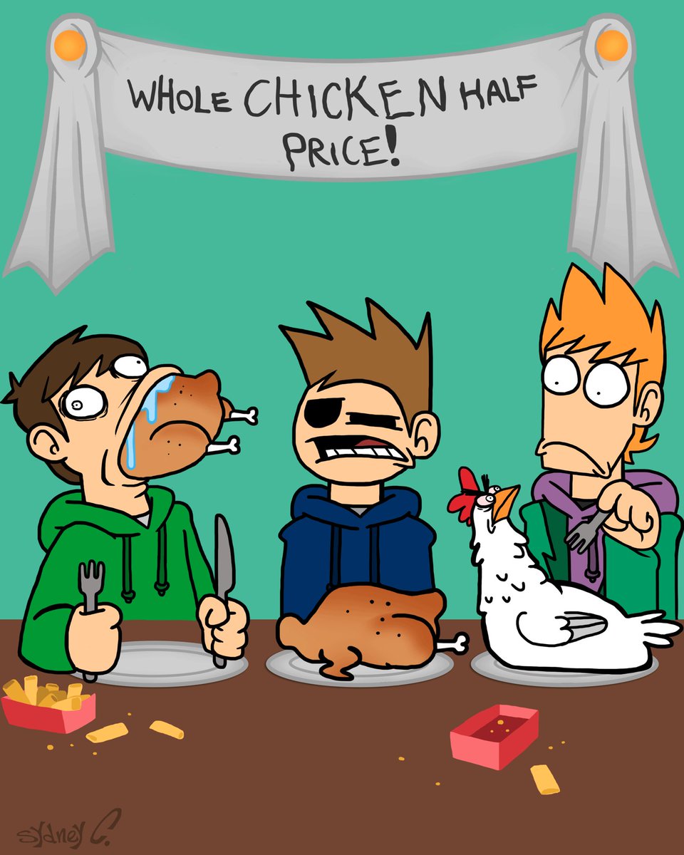 Eddsworld's tweet photo. Did you know it’s #rotisseriechicken day today? We slow-cooked this post just for the occasion... https://t.co/iWOC8zVuMo