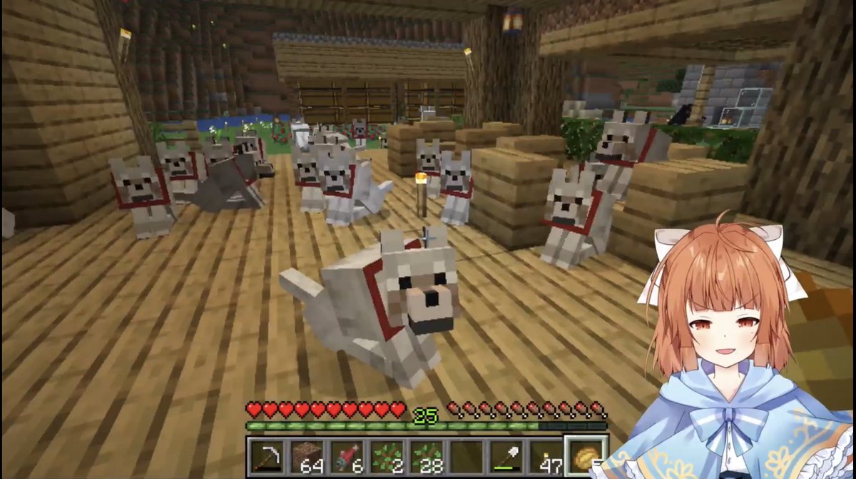 ট ইট র まるぽっぷ 図書館作りのためにネザークォーツ探しです これは安全に持ち帰りたいですね レオの司書日記 Vtuber マインクラフト Minecraft ゲーム実況