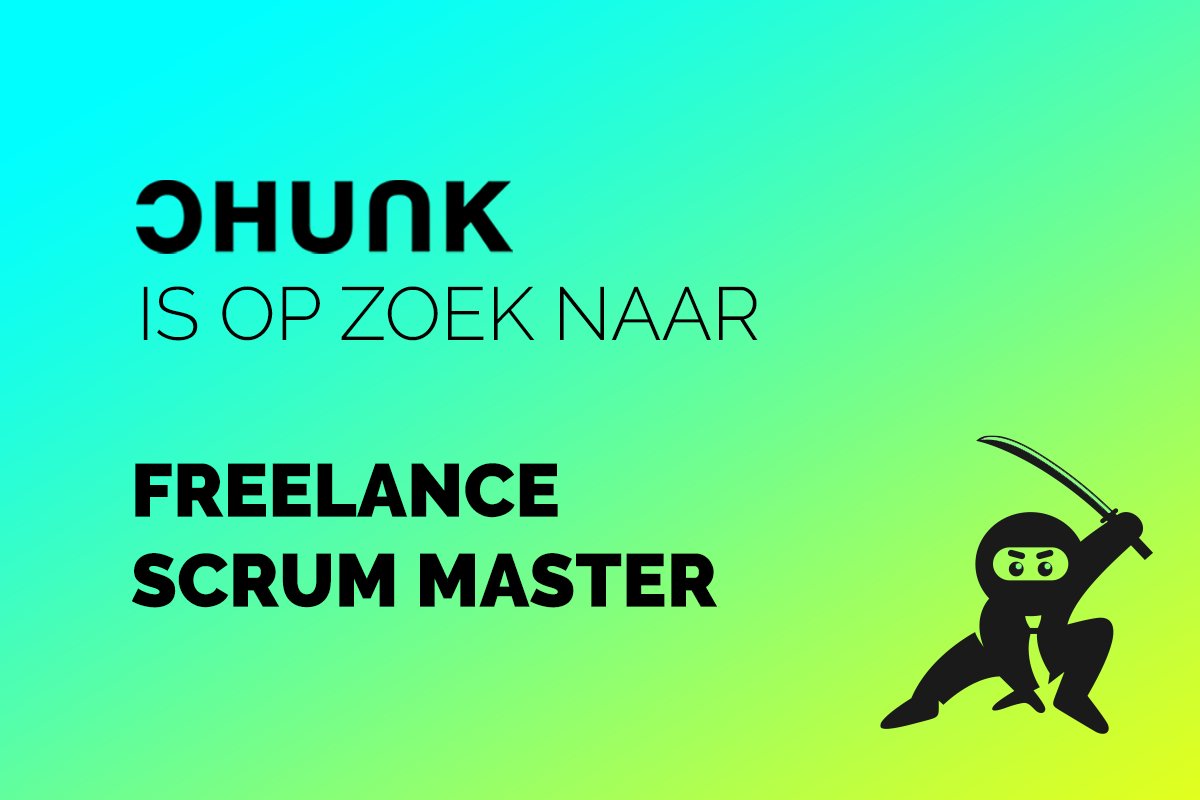 Voor ons kantoor in Amsterdam zijn we op zoek naar een gecertificeerde, freelance Scrum Master voor een langer project voor één van onze klanten. Het is wel ASAP beginnen, dus be ready to start. Interesse? Mail ons op amsterdam@chunkagency.com.

#agile #scrum
