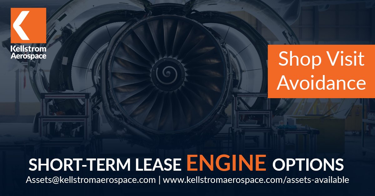 KellAero's tweet image. Talk to our team to learn more about our Short-Term #engine lease options available that allow fleet flexibility and deferral of heavy shop visits, improving cash flow and reducing risk. Explore our engines for lease here: bit.ly/3uNOjPb 
#EngineLeasing #Aviation