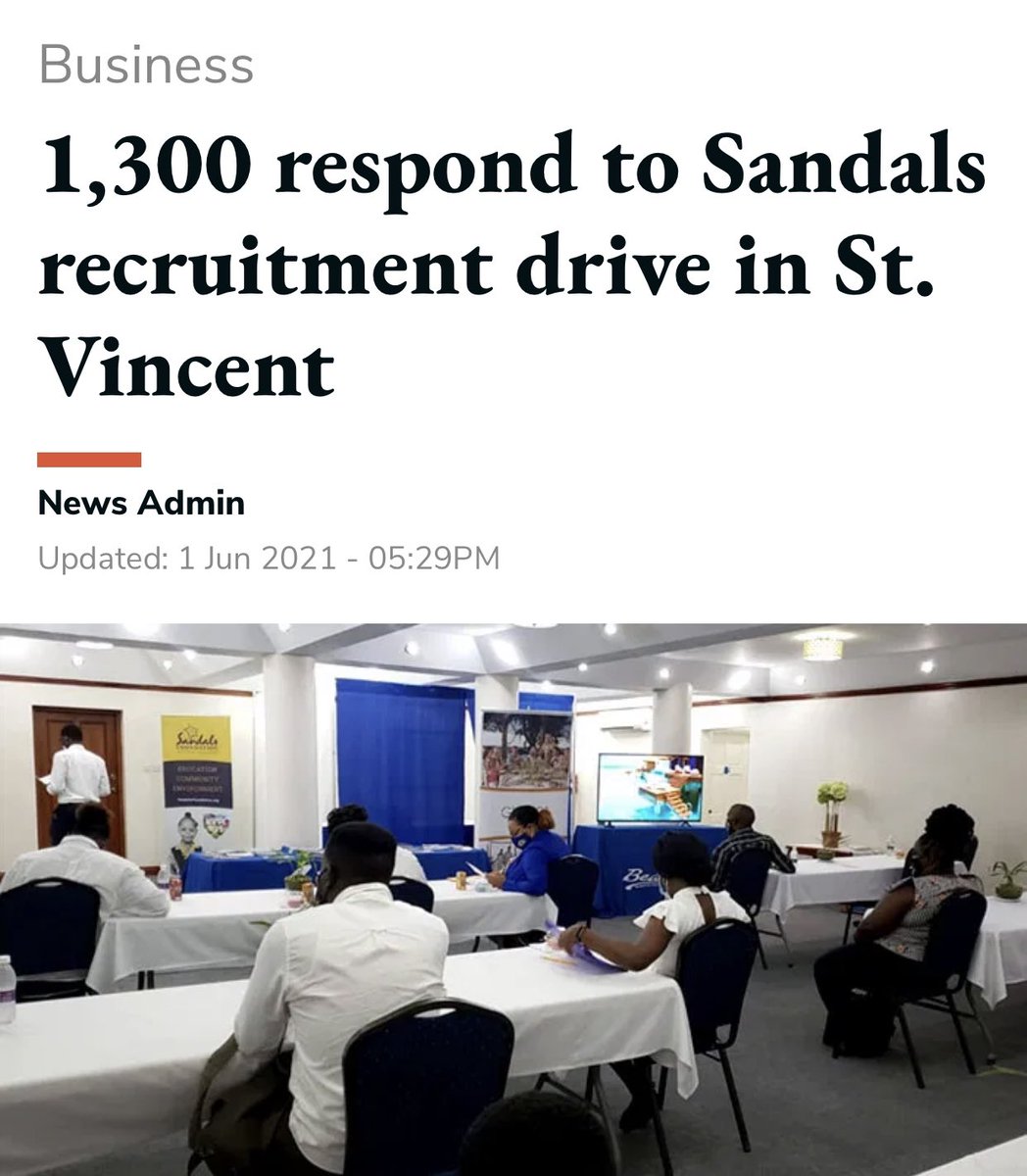 AdamStewart's tweet image. My team &amp;amp; I remain proud to be building economic value through direct employment in St Vincent &amp;amp; The Grenadines almost 20 months ahead of the opening of our new Beaches Resort. St Vincent had a ‘double whammy’ with COVID 19 &amp;amp; it’s volcano activity. iwnsvg.com/2021/06/01/130…