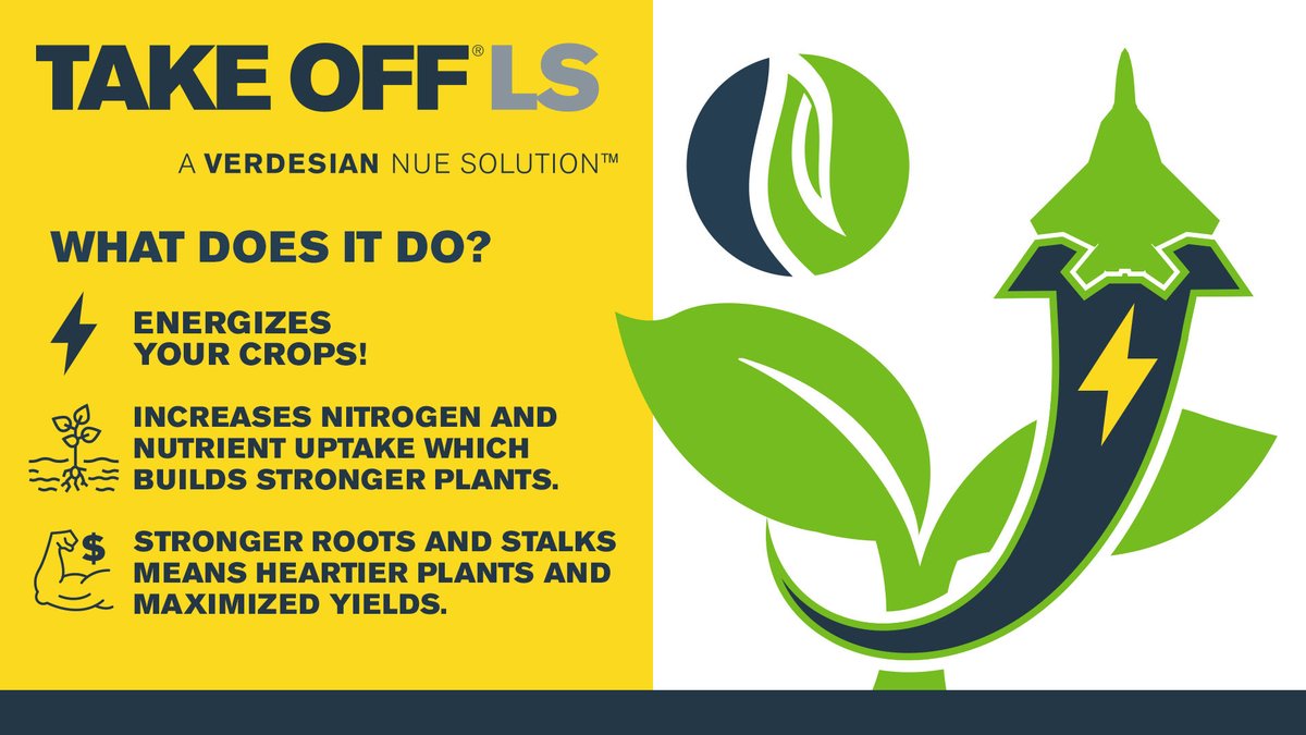 Take Off® LS allows plants to more efficiently assimilate carbon and utilize nitrogen and other nutrients. The end result is enhanced nutrient use efficiency, leading to more bushels per acre per amount of nutrients applied.

Learn more: vlsci.com/products/take-…