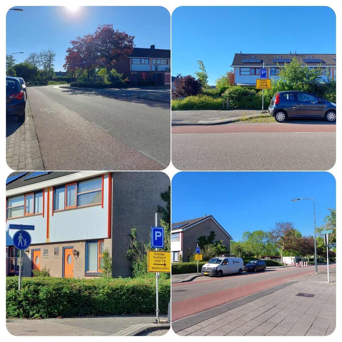 De borden staan langs de #poortwachter.

Vanaf 7 juni a.s. mag er niet meer aan de noordkant (kant #Stoelenmatter, #Marketentster &amp; #Spinner) geparkeerd worden.

Let op! Hier geldt dus een #wegsleepregel en dat is niet goedkoop en zonde van de tijd en moeite.