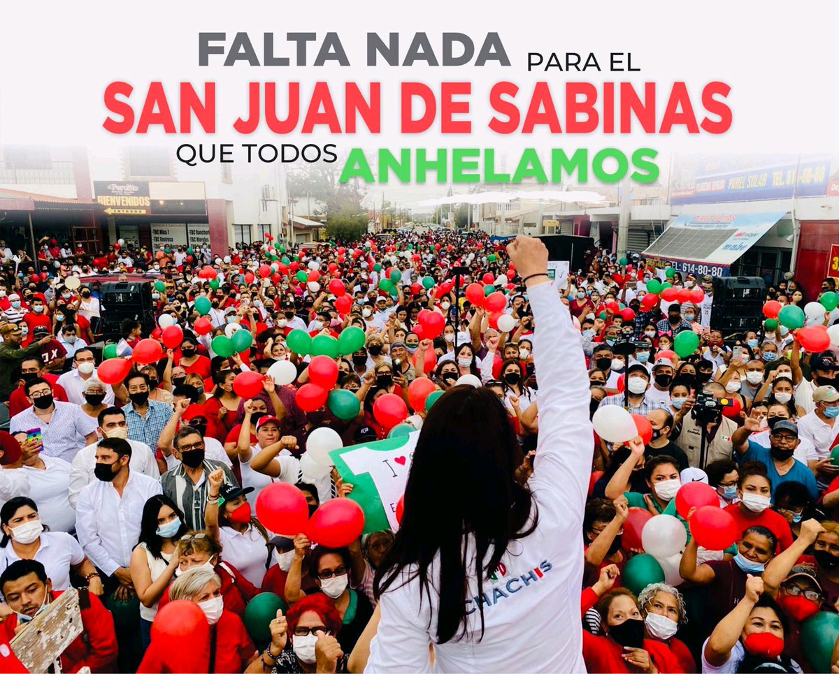 ¡Ya falta menos para ganar la Presidencia de San Juan de Sabinas!

Nuestro municipio merece un futuro mejor.
#SiVamosJuntosGanamosTodos 
#VotoÚtil
#VotoInteligente