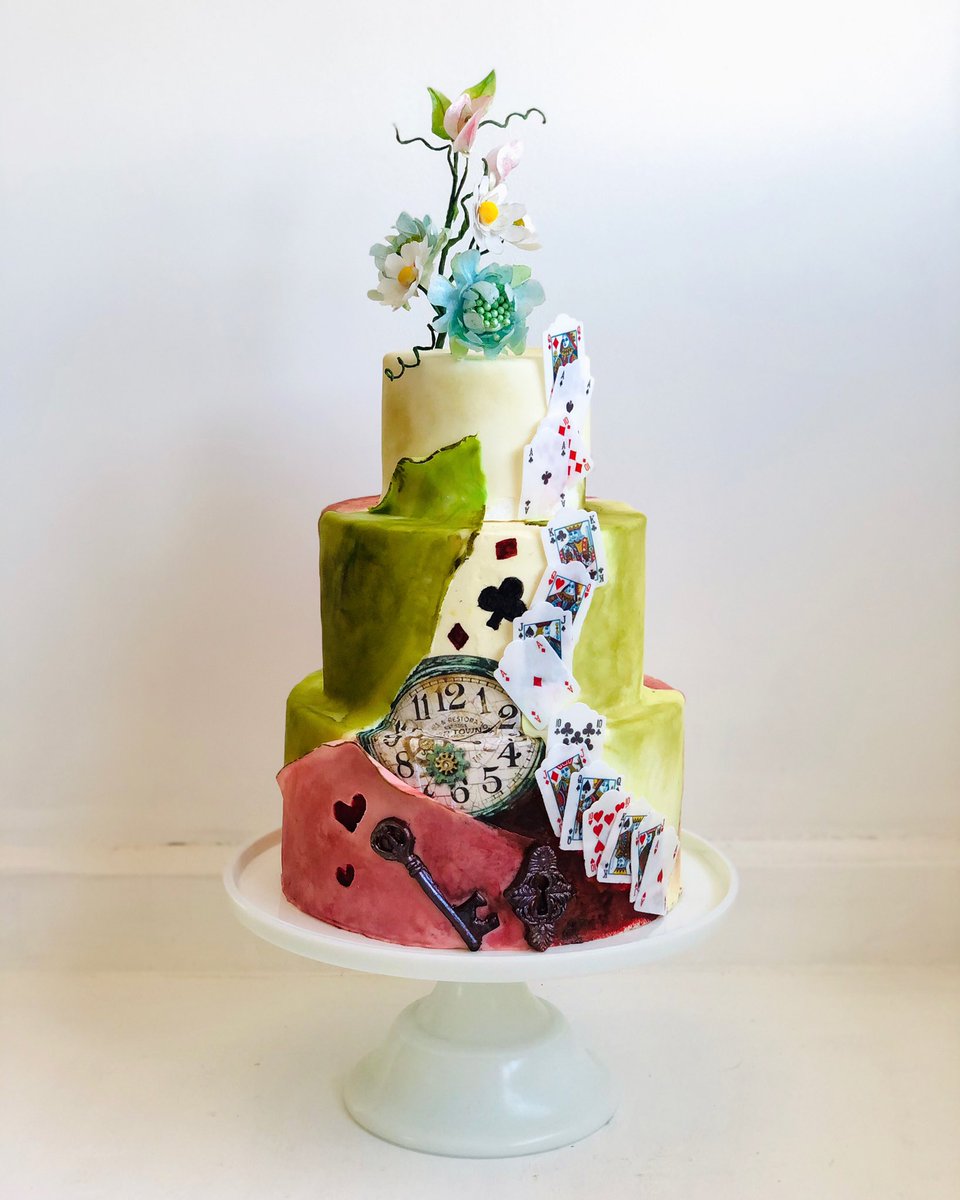 LilikaBakery's tweet photo. @Disney Alice in Wonderland inspired cake 🎂 @Disney_UK #aliceinwonderland https://t.co/qGhAePOv0c