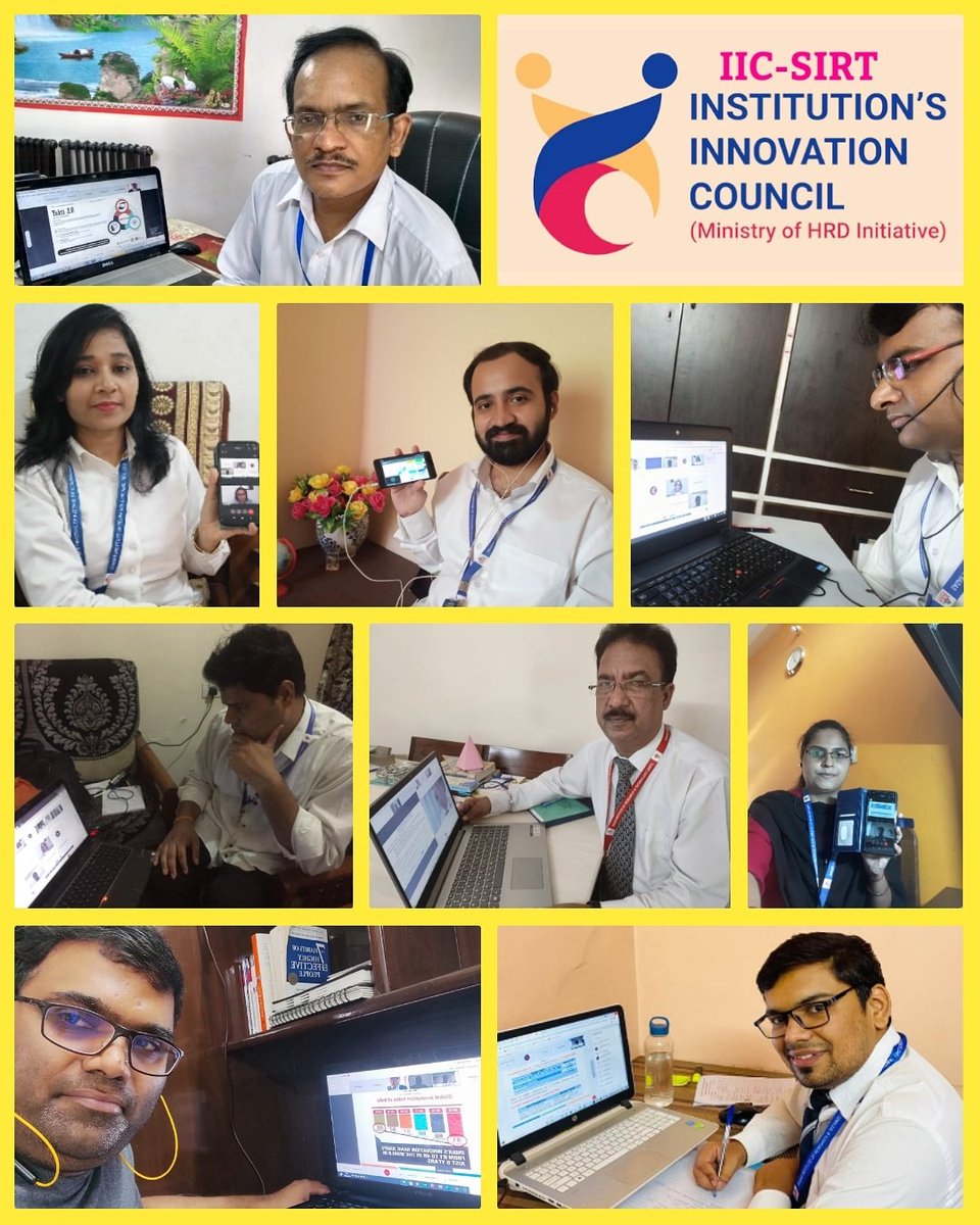 IicSirt's tweet photo. Members of  IIC SIRT have attended the Orientation Session-2  organised by MoE's Innovation cell on Various Programs/Schemes of IIC- MIC on 2 June 2021 at 4 PM.@mhrd_innovation @abhayjere @drrajiv_sri @psrajput2016 @SakshiAgrawal05 @Shivani130295 @AgrawalSanjeev4 @mohitgambhir https://t.co/MwxiqjXZQA