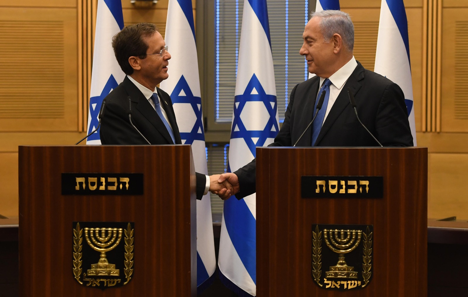 Prime Minister of Israel on Twitter: "Prime Minister Benjamin Netanyahu: "I want to congratulate Isaac Herzog upon being elected to the esteemed position of President of the State of Israel. I told