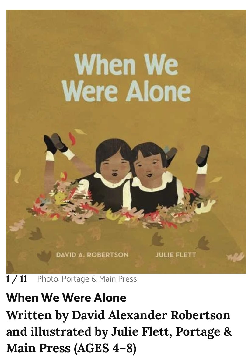 Residential schooling is a very sad &amp; painful part of Canada’s history that students must learn. Using picture books is a great way to engage in these important conversations with children. 🧡 <a href="/BGCDSB/">Bruce Grey Catholic</a> Today’s selection: