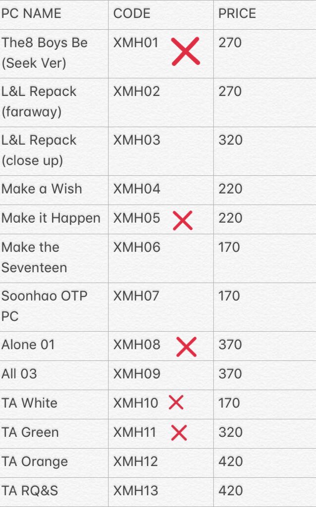 derymilksale's tweet photo. ꒰ #derymilksales ! ꒱

wts lfb ph only | help rt
ꔛ the8 / minghao pc 
- check 2nd - 4th picture for price and code.
- selling only those unmarked ones (in 2nd-4th pic)
- stbos

DOP: payo

“mine + code” https://t.co/EB1xycSqJO