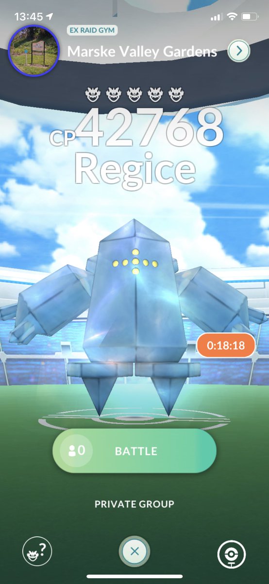 JarmarTheMan's tweet photo. Regice raid 5 minutes #pokemongoraid #pokemongo #PokemonGoRaids  Trainer code: 7636 8402 5413 https://t.co/87qZFO6kKe