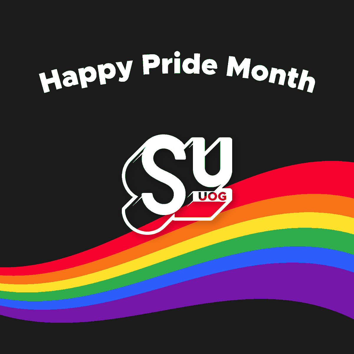 uogstudentunion's tweet photo. Happy Pride Month from UoGSU🏳️‍🌈

This month is an opportunity to celebrate the  LGBTQ+ community at UOG and all over the world ! https://t.co/VSfpm09VIr
