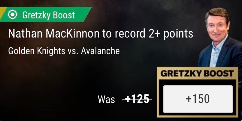 BetMGM's tweet photo. A boost from the Great One himself https://t.co/VI7Hs37IQC