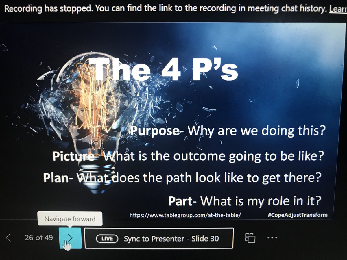 Great pearls of wisdom.  #FCSVSLI21