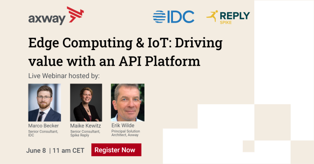 pbaudin's tweet photo. Discover how to get the most out of #EdgeComputing. Join the experts from @IDC_Deutschland and @Reply_DE with @dret from @Axway for this webinar on June 8th. #IIoT https://t.co/Mm22Wb8aMV https://t.co/YndrqudCbe