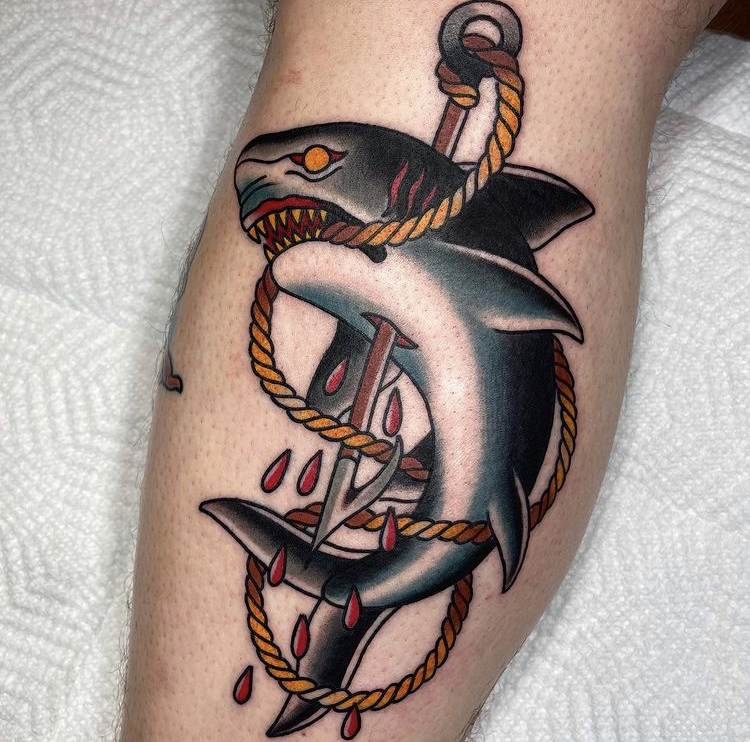 Shark Tattoo by davepinsker on DeviantArt