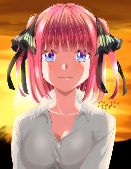 夕焼け

#中野二乃 
#五等分の花嫁 