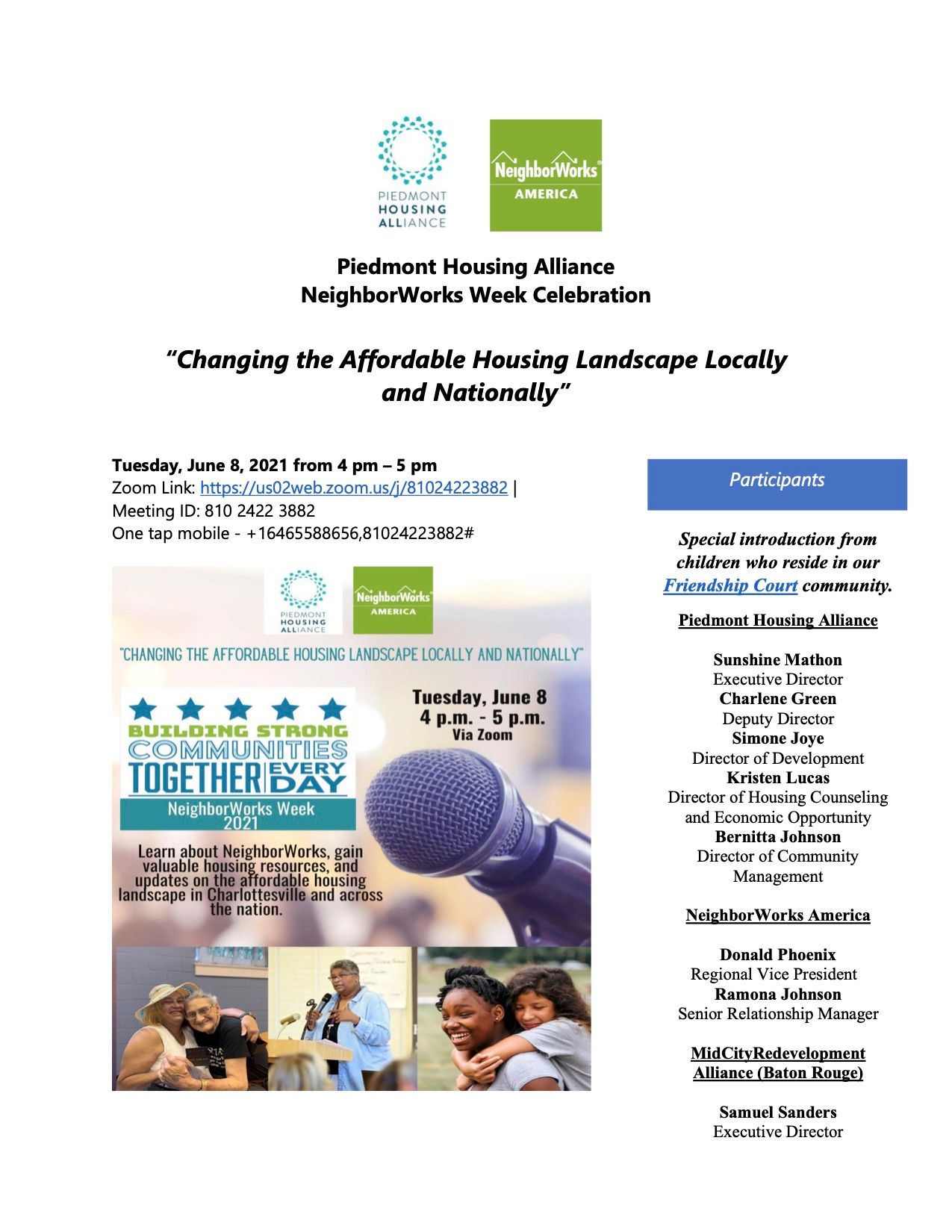 Piedmont Housing on Twitter "Piedmont Housing Alliance is celebrating