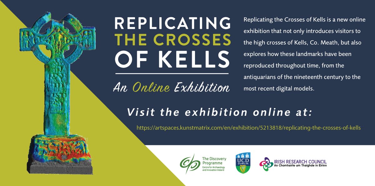 DiscProg's tweet photo. As we approach the feast day of St Colmcille (9 June), in the year that marks the 1500 anniversary of this birth, we are delighted to launch Michael Ann Bevivino's Replicating the Crosses of Kells Online Exhibition. You can access the exhibition at 
https://t.co/7sqcGVdRDK https://t.co/X5Y8XQIBr5