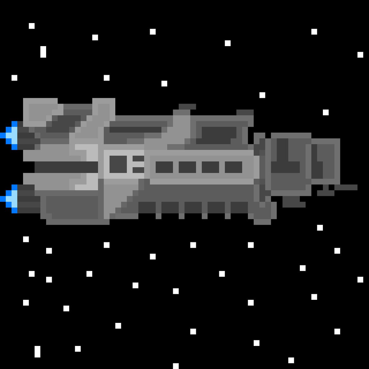 Olive13434953's tweet photo. Day 2 of posting daily pixel art, drew the pillar of autumn 64x64. #halo #dailyart #pixelart https://t.co/RDNx6DqqUy