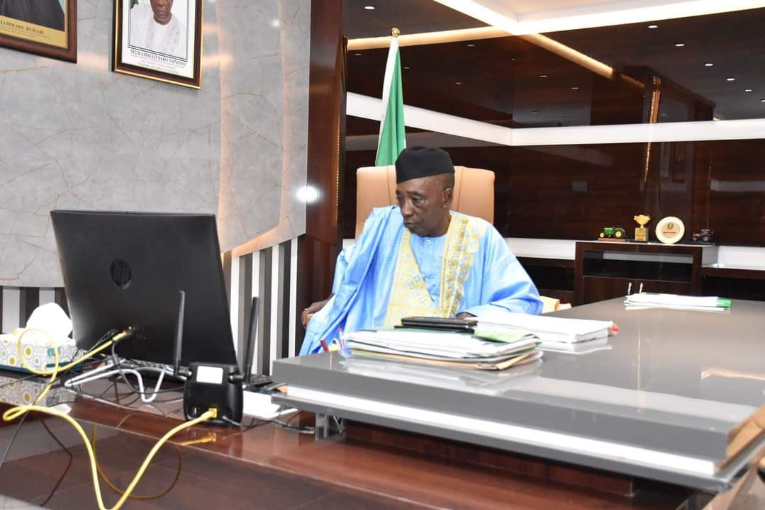 Joined the weekly Federal Executive Council (vFEC) meeting presided over by President <a href="/MBuhari/">Muhammadu Buhari</a> today.