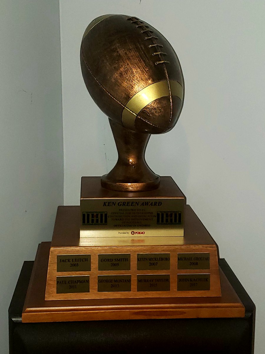 What's this trophy for? Who is it presented to? Stay tuned over the next few days to find out the history of the trophy and who is the 2021 recipient. #BeARef #SayYesToOfficiating