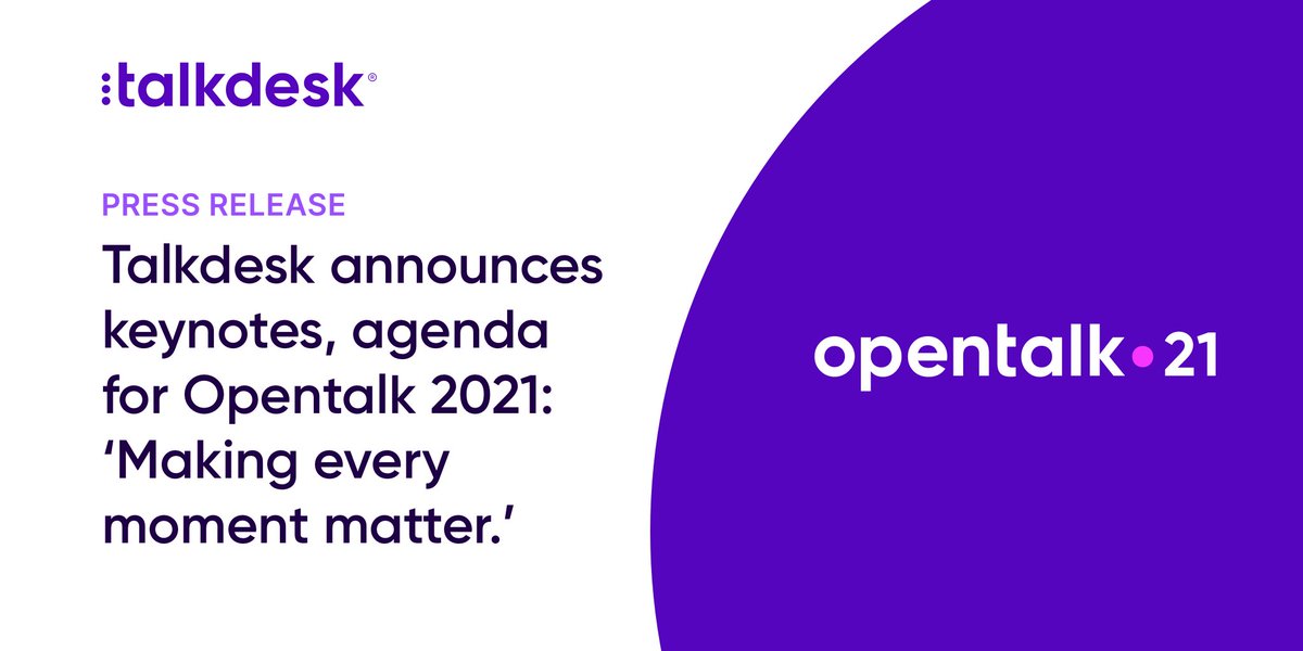 #Opentalk: Industry’s premier event for the customer-obsessed sets the stage for inspiration, connecting customer experience professionals, and visionaries to engage, share, and learn. bit.ly/3g6XUvv