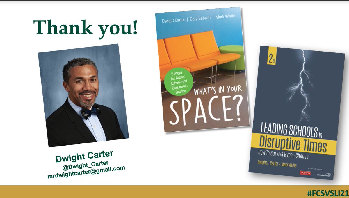 Such an inspiring keynote <a href="/Dwight_Carter/">Dwight Carter</a>! Ready for a great conference <a href="/FCSPLLD/">FCS Prof. Learning & Leadership Development</a> #FCSVSLI21