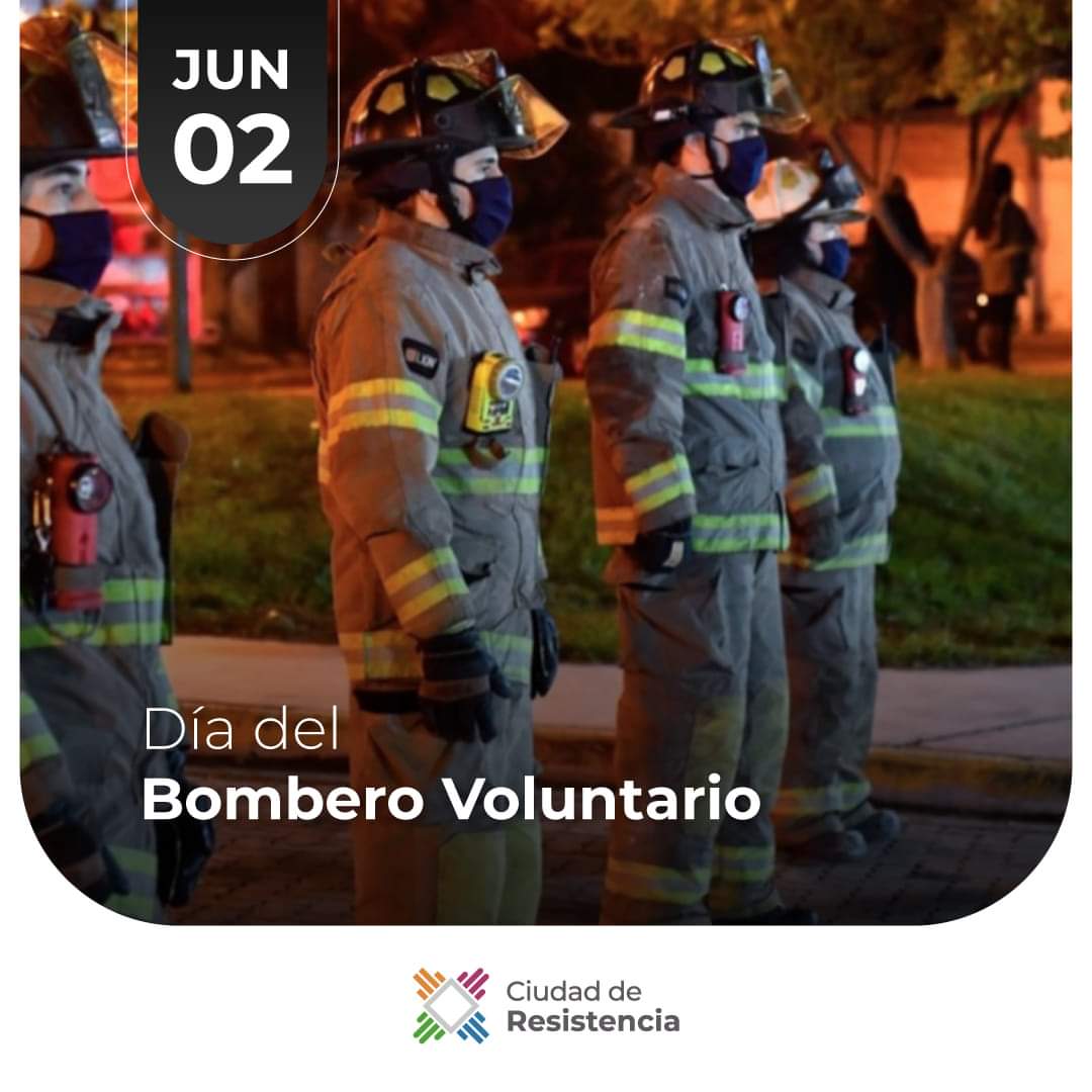 JorgeAWozniczka's tweet photo. 🇦🇷 Día del Bombero Voluntario 🇦🇷

👉 Cada 2 de junio se conmemora en el país el #Día del #Bombero #Voluntario, en homenaje a quienes a diario ponen en riesgo su vida no solo para combatir incendios sino también para colaborar ante accidentes 

@GustavoPorChaco @bomberosRA https://t.co/CVbFg7VQDc